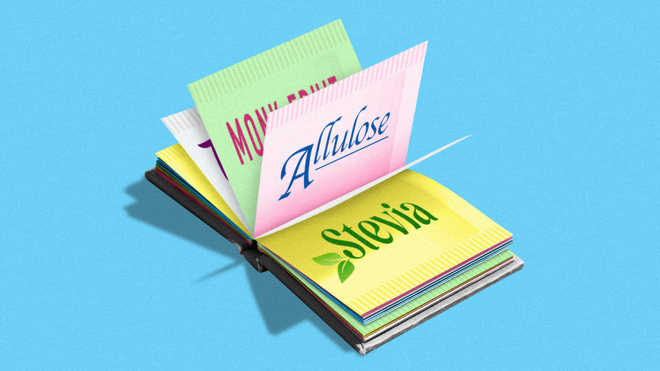Are natural sweeteners really better than artificial? Here's what to know. (Image: Getty Images; designed by Victoria Ellis for Yahoo News)