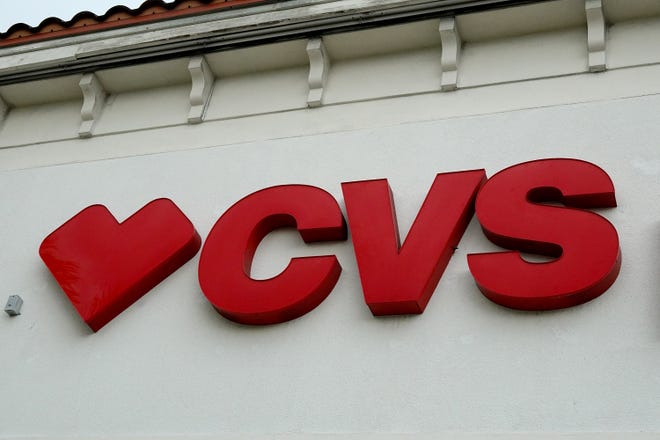 A sign outside of a CVS Health store on August 01, 2023 in Miami, Florida.
